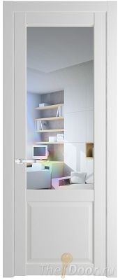 Дверь Profil Doors 2.2.2PD цвет Крем Вайт (RAL 120-02) стекло Прозрачное