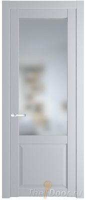 Дверь Profil Doors 2.2.2PD цвет Лайт Грей (RAL 870-01) стекло Матовое