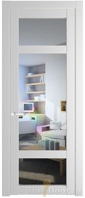 Дверь Profil Doors 2.3.2PD цвет Крем Вайт (RAL 120-02) стекло Прозрачное