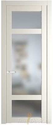 Дверь Profil Doors 2.3.2PD цвет Перламутр белый стекло Матовое