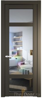 Дверь Profil Doors 2.3.2PD цвет Перламутр бронза стекло Прозрачное