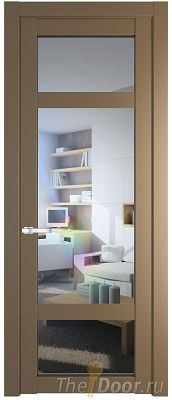 Дверь Profil Doors 2.3.2PD цвет Перламутр золото стекло Прозрачное