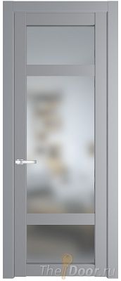Дверь Profil Doors 2.3.2PD цвет Смоки (RAL 870-02) стекло Матовое