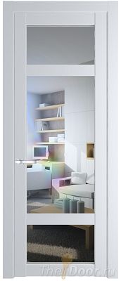 Дверь Profil Doors 2.3.2PD цвет Вайт (RAL 110 96 02) стекло Прозрачное