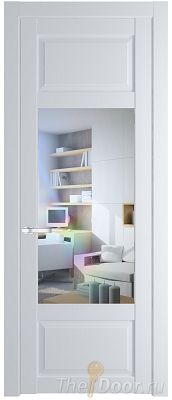 Дверь Profil Doors 2.3.3PD цвет Вайт (RAL 110 96 02) стекло Прозрачное