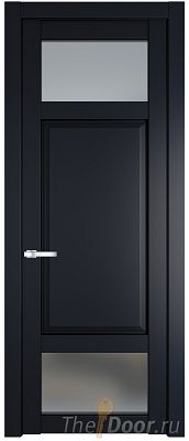 Дверь Profil Doors 2.3.4PD цвет Нэви Блу (RAL 7016) стекло Матовое