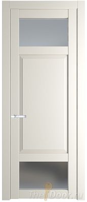 Дверь Profil Doors 2.3.4PD цвет Перламутр белый стекло Матовое