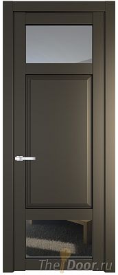 Дверь Profil Doors 2.3.4PD цвет Перламутр бронза стекло Прозрачное