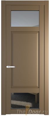 Дверь Profil Doors 2.3.4PD цвет Перламутр золото стекло Прозрачное