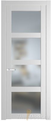 Дверь Profil Doors 2.4.2PD цвет Крем Вайт (RAL 120-02) стекло Матовое
