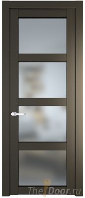 Дверь Profil Doors 2.4.2PD цвет Перламутр бронза стекло Матовое