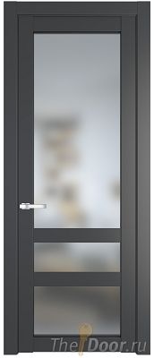Дверь Profil Doors 2.5.2PD цвет Графит (Pantone 425С) стекло Матовое
