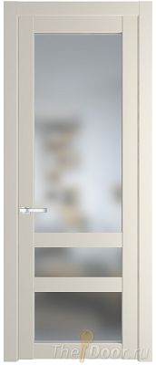 Дверь Profil Doors 2.5.2PD цвет Кремовая Магнолия (RAL 120-04) стекло Матовое
