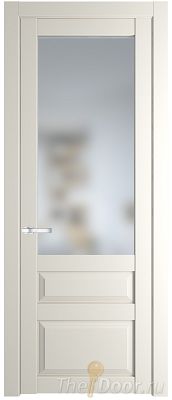 Дверь Profil Doors 2.5.3PD цвет Перламутр белый стекло Матовое