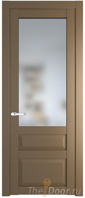 Дверь Profil Doors 2.5.3PD цвет Перламутр золото стекло Матовое