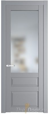 Дверь Profil Doors 2.5.3PD цвет Смоки (RAL 870-02) стекло Матовое