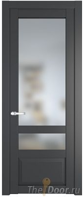 Дверь Profil Doors 2.5.4PD цвет Графит (Pantone 425С) стекло Матовое