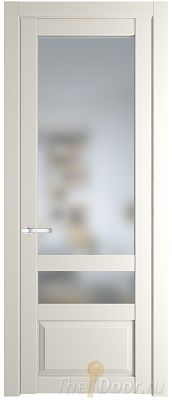 Дверь Profil Doors 2.5.4PD цвет Перламутр белый стекло Матовое
