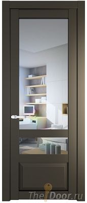 Дверь Profil Doors 2.5.4PD цвет Перламутр бронза стекло Прозрачное