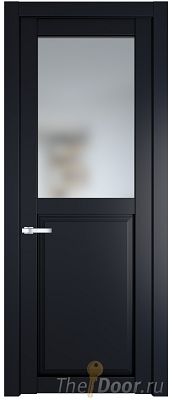 Дверь Profil Doors 2.6.2PD цвет Нэви Блу (RAL 7016) стекло Матовое
