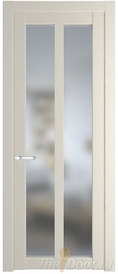 Дверь Profil Doors 2.7.2PD цвет Кремовая Магнолия (RAL 120-04) стекло Матовое