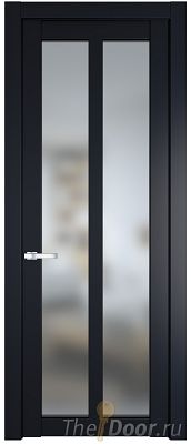 Дверь Profil Doors 2.7.2PD цвет Нэви Блу (RAL 7016) стекло Матовое