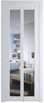Дверь Profil Doors 2.7.2PD цвет Вайт (RAL 110 96 02) стекло Прозрачное