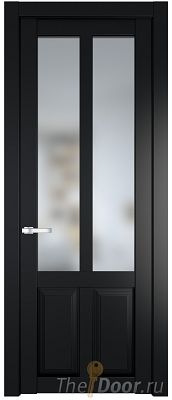 Дверь Profil Doors 2.8.2PD цвет Блэк стекло Матовое