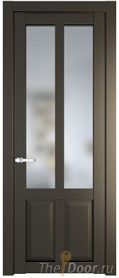 Дверь Profil Doors 2.8.2PD цвет Перламутр бронза стекло Матовое