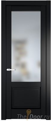 Дверь Profil Doors 3.2.2PD цвет Блэк стекло Матовое