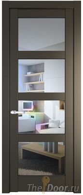 Дверь Profil Doors 3.4.2PD цвет Перламутр бронза стекло Прозрачное