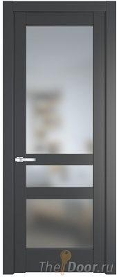 Дверь Profil Doors 3.5.2PD цвет Графит (Pantone 425С) стекло Матовое