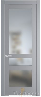 Дверь Profil Doors 3.5.2PD цвет Смоки (RAL 870-02) стекло Матовое