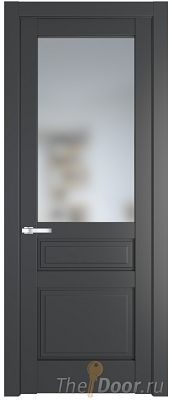 Дверь Profil Doors 3.5.3PD цвет Графит (Pantone 425С) стекло Матовое