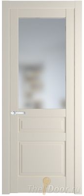 Дверь Profil Doors 3.5.3PD цвет Кремовая Магнолия (RAL 120-04) стекло Матовое