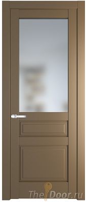 Дверь Profil Doors 3.5.3PD цвет Перламутр золото стекло Матовое