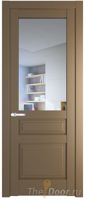 Дверь Profil Doors 3.5.3PD цвет Перламутр золото стекло Прозрачное