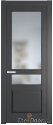 Дверь Profil Doors 3.5.4PD цвет Графит (Pantone 425С) стекло Матовое