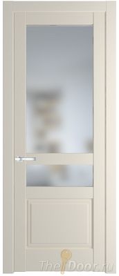 Дверь Profil Doors 3.5.4PD цвет Кремовая Магнолия (RAL 120-04) стекло Матовое