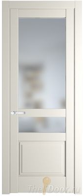 Дверь Profil Doors 3.5.4PD цвет Перламутр белый стекло Матовое