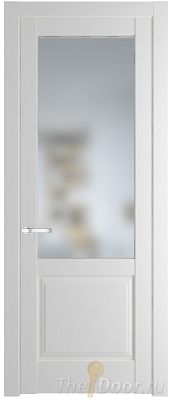 Дверь Profil Doors 4.2.2PD цвет Крем Вайт (RAL 120-02) стекло Матовое