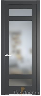 Дверь Profil Doors 4.3.2PD цвет Графит (Pantone 425С) стекло Матовое