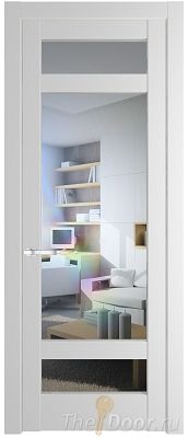 Дверь Profil Doors 4.3.2PD цвет Крем Вайт (RAL 120-02) стекло Прозрачное