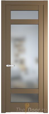 Дверь Profil Doors 4.3.2PD цвет Перламутр золото стекло Матовое