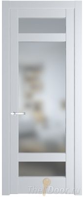 Дверь Profil Doors 4.3.2PD цвет Вайт (RAL 110 96 02) стекло Матовое