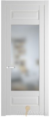 Дверь Profil Doors 4.3.3PD цвет Крем Вайт (RAL 120-02) стекло Матовое