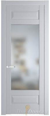 Дверь Profil Doors 4.3.3PD цвет Лайт Грей (RAL 870-01) стекло Матовое