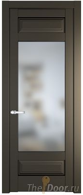 Дверь Profil Doors 4.3.3PD цвет Перламутр бронза стекло Матовое