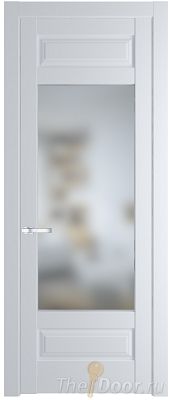 Дверь Profil Doors 4.3.3PD цвет Вайт (RAL 110 96 02) стекло Матовое