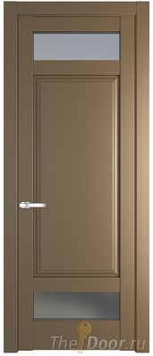 Дверь Profil Doors 4.3.4PD цвет Перламутр золото стекло Матовое